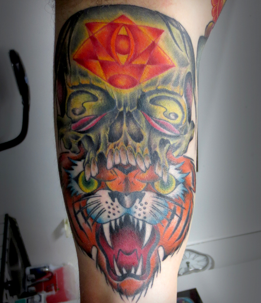 Arm tattoo of animal